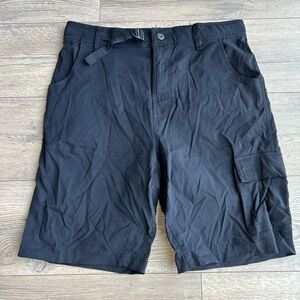 Men's Black Cargo Shorts